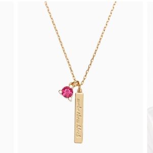 Kate Spade born to be October pendant
